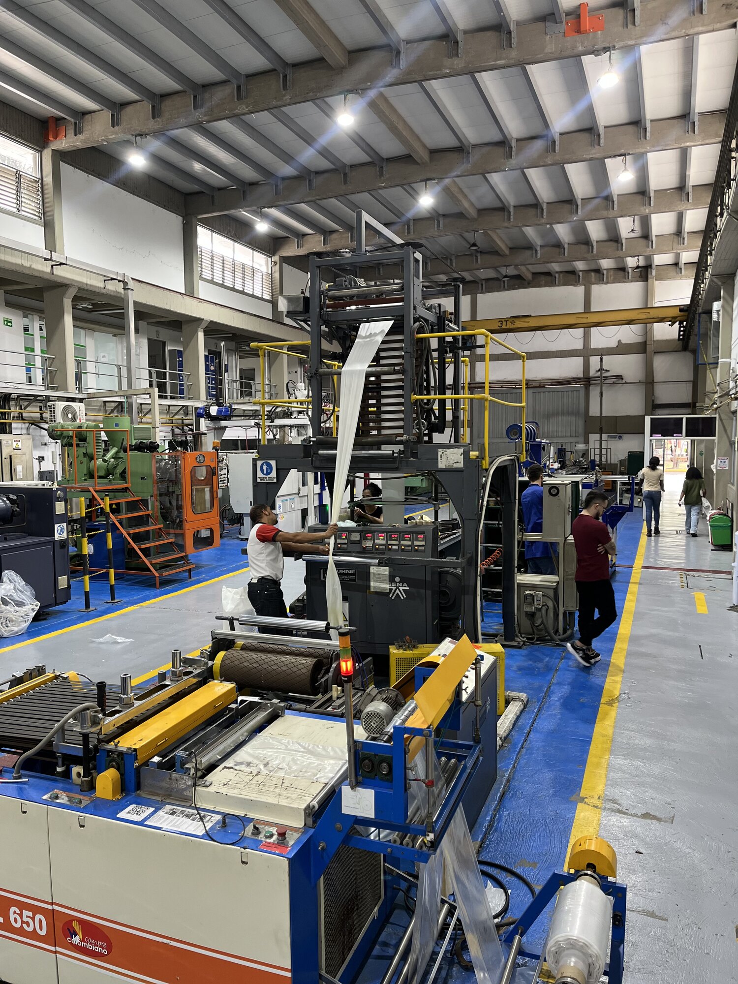 Validación industrial de película soplada con material Natupla